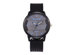 Reloj Casual De Moda Para Hombre Zhoulianfa De Cuarzo Con Correa De Silicona (agujas Azules)