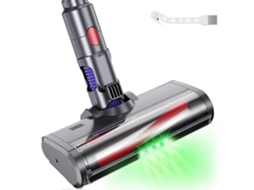 Floor Brush Turbine Brush Head For V7 V8 V10 V11 V15, Parts With 4 Led Lights For Carpets And Hard