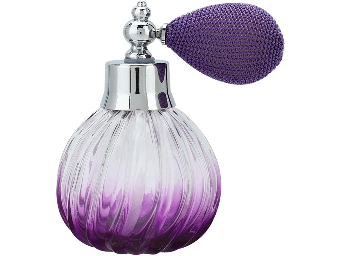 Frasco De Vidro Estilo Retrô Com Atomizador Para Perfume