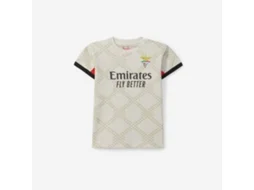 T-shirt De Bebé Sport Lisboa E Benfica Réplica Equipamento Alternativo Sl Algodão Bege (18/24 Meses)