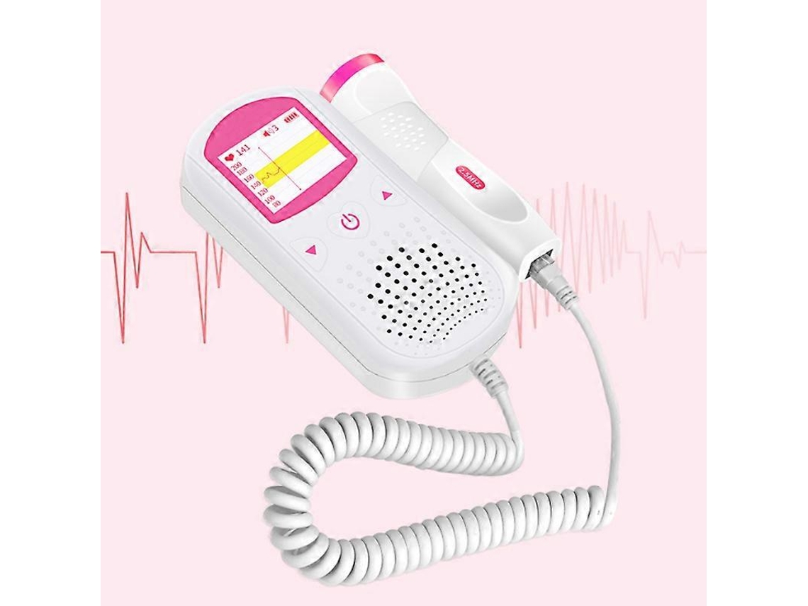 Monitor De Frequência Cardíaca Para Bebês E Gestantes Com Detector De Ultrassom Lcd, Monitor De Frequência Cardíaca Fetal Para Bebês Jinyubo Store
