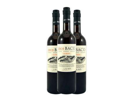 Vinho fortificado DIOS BACO Oloroso Palomino Fino Jerez-Xérès-Sherry (0.75 L - 3 Unidades)