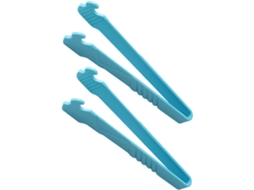 Pinças Multifuncionais Para Churrasco Toddmomy Em Nylon Azul, Conjunto De 2 Peças, Com Função Antiderrapante E Sistema