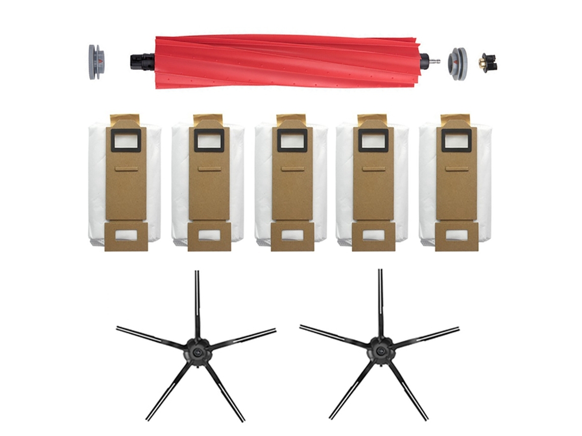 Escova principal filtro hepa escova lateral saco de pó acessórios para xiaomi roborock t7 t7plus s7 robô aspirador parte