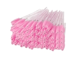 Pincel De Cristal 200 Pcs Bastões De Rímel Descartáveis Pincéis Para Extensões Suprimentos Para Sobrancelhas Rosa ZMDECQNA 200 Un