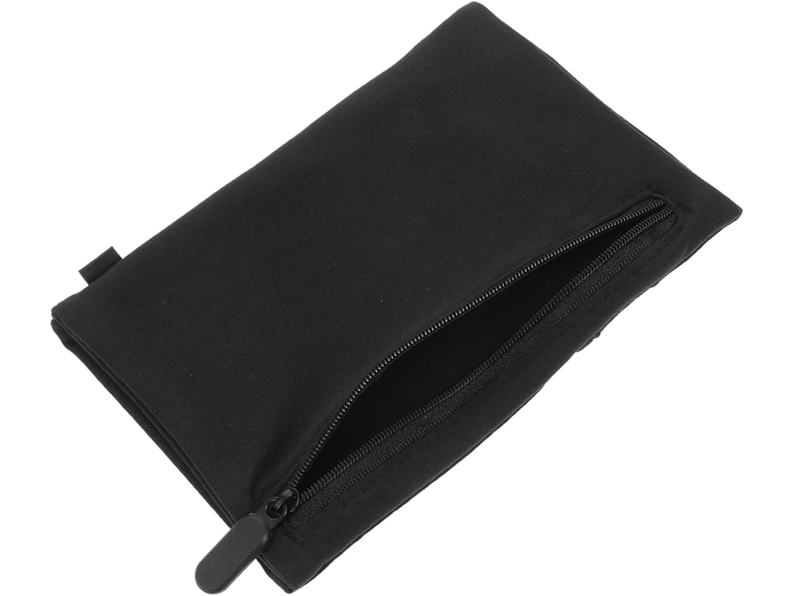 Bolsa De Braço Ajustável, Leve E Preta Em Poliéster Para Celular.
