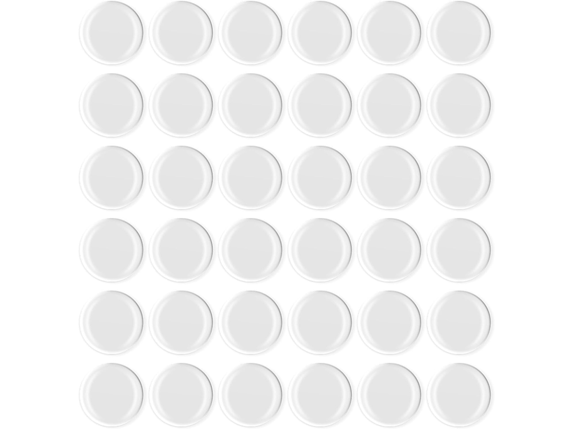 Protetores De Silicone Antiderrapantes, Almofadas Transparentes, Pacote Com 36 Unidades, Para Móveis, Absorção De