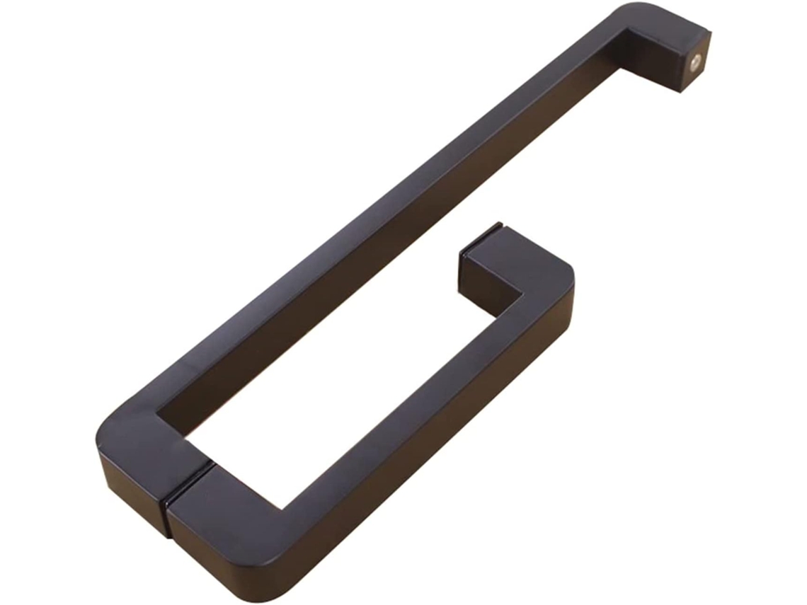 Puxador de porta de vidro CHEZMOI, 17,5cm, aço inoxidável, fácil instalação