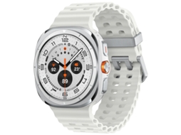 Smartwatch Samsung Galaxy Watch Ultra 2025 (47 mm, branco titânio)