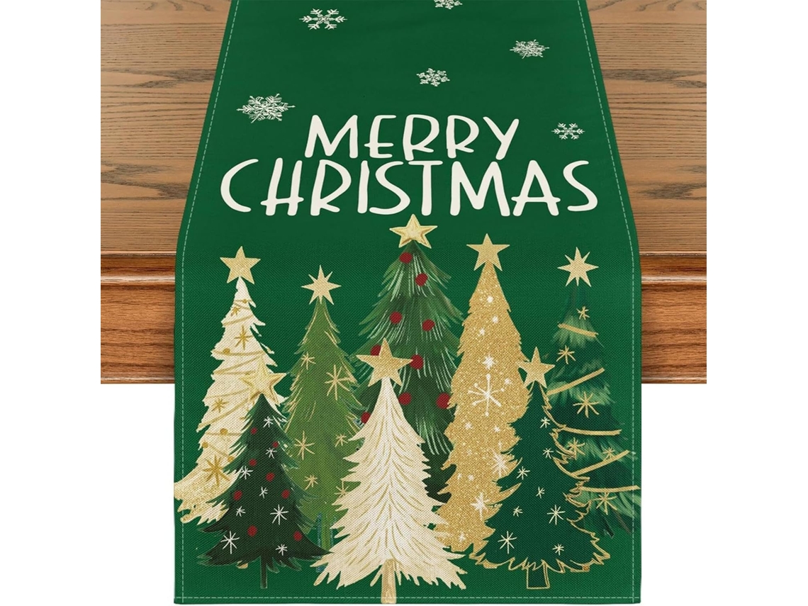 Decoração De Mesa De Natal Em Estilo Rústico Sazonal Para Casa.