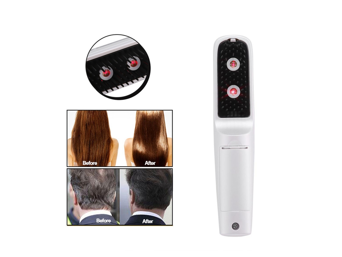 2026 pincel Masaajeador Eléctrico de Crecimiento Capilar Con Laser Infrarrojo Y Vibración para Cabello Y Cuero Cabelludo