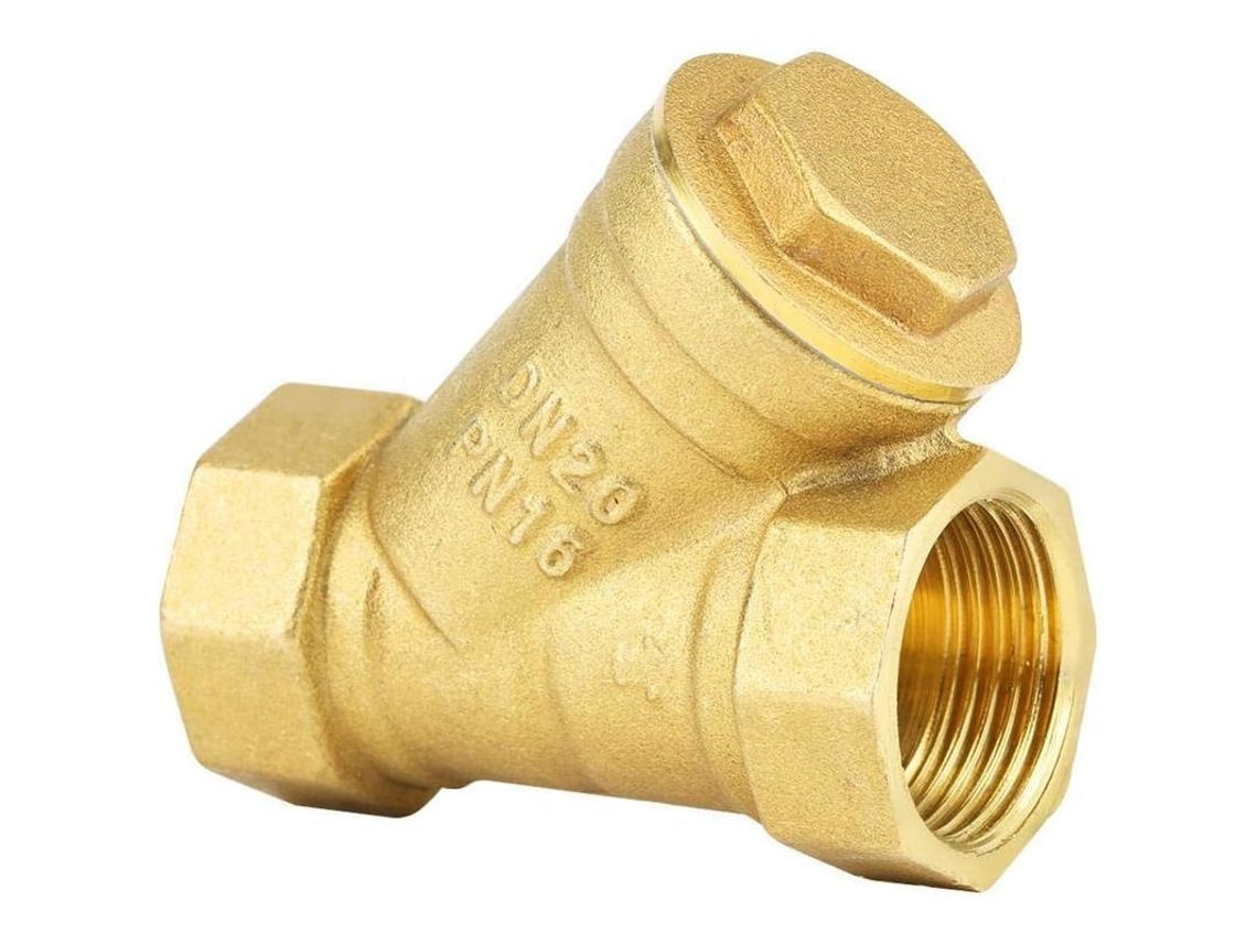 Colador de latão LINJOU, conector fêmea 3/4" para separação de óleo e água