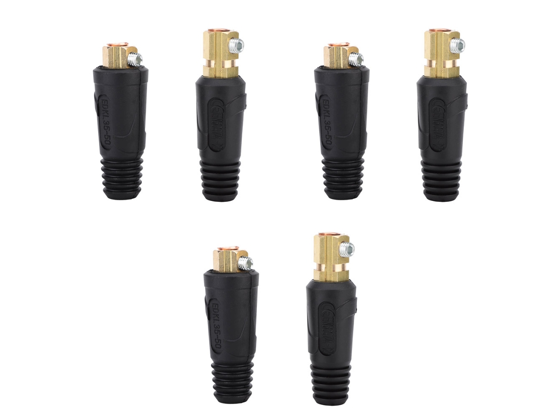 Laxiscreed Conector Rápido Para Cabo De Soldadura Estilo Europeu, Compatível Com 200-400a