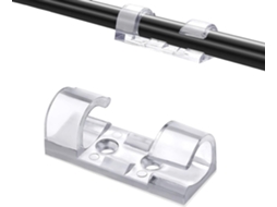 Abraçadeiras de Nylon 20 Unidades , Suporte para Cabos, Autoadesivas AQUAFORGE AQUAFORGE (transparentes)