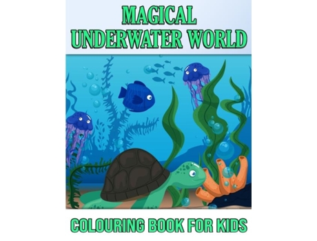 Livro Magical Underwater Coloring Book For Kids De Deeasy Books (inglês)