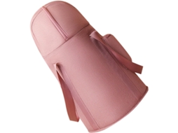 Balde Dobrável Rosa Para Escalda-pés, Prático E Resistente, Em Pvc E Tecido.