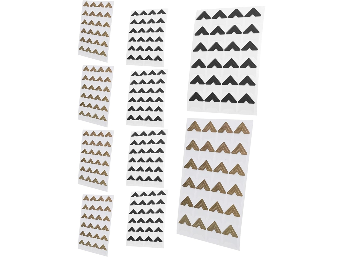 Shineofi 10 Peças Moedas Bords Arrondis Autoadesivos Autocolantes Em Papel Foto Especial Para Arranjo E Diário
