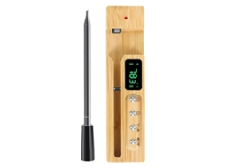 Termómetro Digital Sem Fio Lurelia Para Carne, Bluetooth Para Churrasco E Forno, Impermeável Ip68