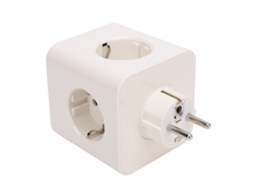 Regua de Parede Primerox com 4 USB, 3 Tomadas e Carregamento Rápido 25w