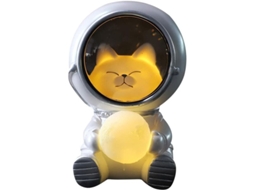 Luz De Noite Led Astronauta Animal, Gatito Astronauta Guardião Da Galáxia