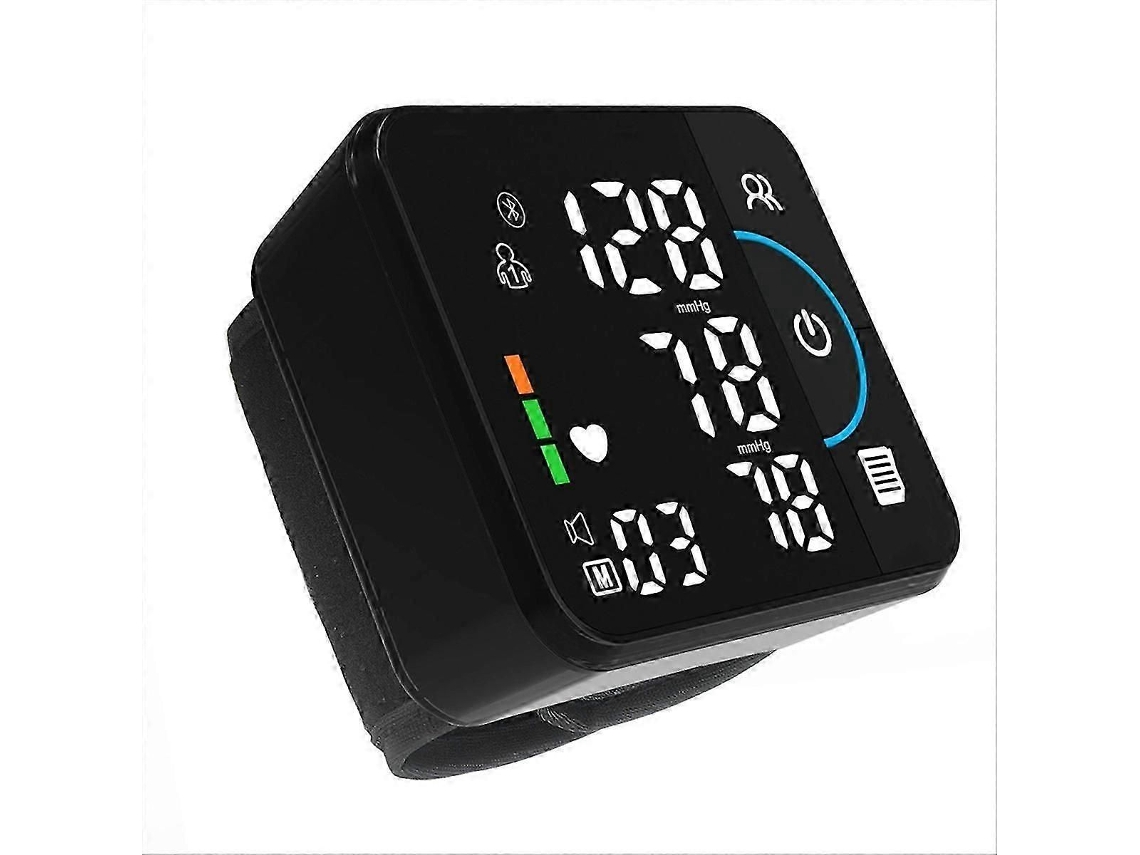 Monitor De Pressão Arterial De Pulso Bluetooth Recarregável Usb