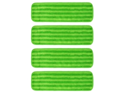 Pano de limpeza plano de microfibra com camada adesiva para panos de limpeza Swiffer Powermop 4x Purple Cation Zeuxo