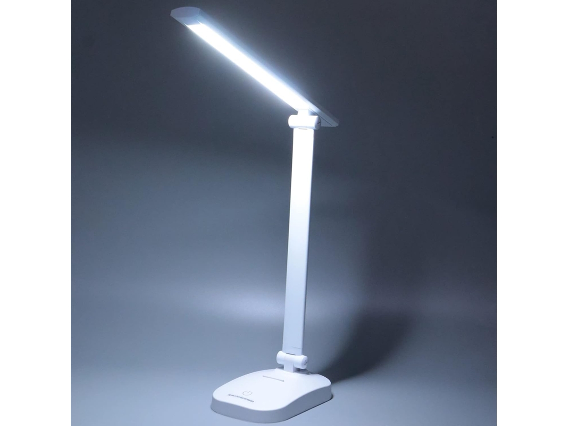 Luminária De Mesa Led Dobrável Com Proteção Ocular, Porta De Carregamento Usb E 3 Cores De Luz. Gokoco