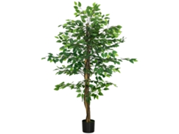 Planta Artificial De Ficus, Cor Verde, Com Vaso, 150 Cm De Altura