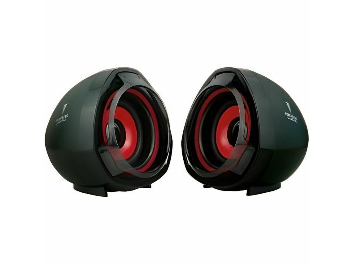 Altifalante Pc BERSERKER GAMING Hati Preto Vermelho 5 W