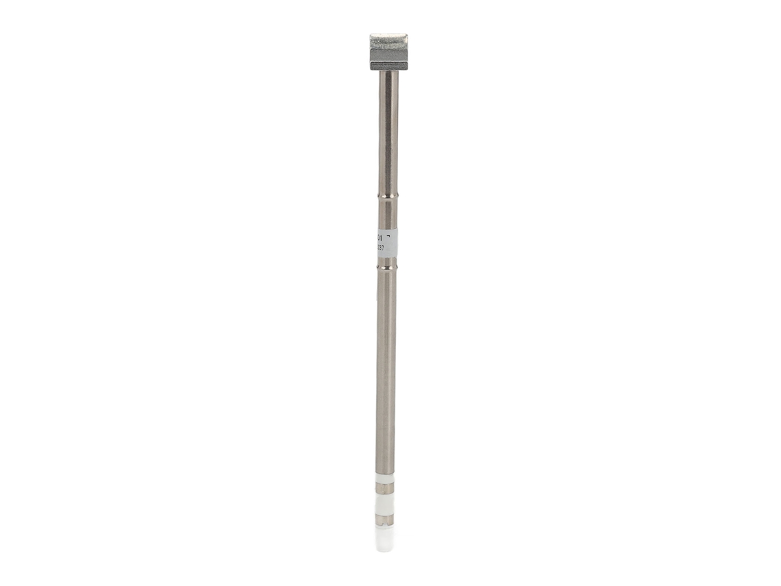 Ponta de ferro de soldar elétrico tipo cinzel T12-1401, ferramenta para reparo e manutenção.