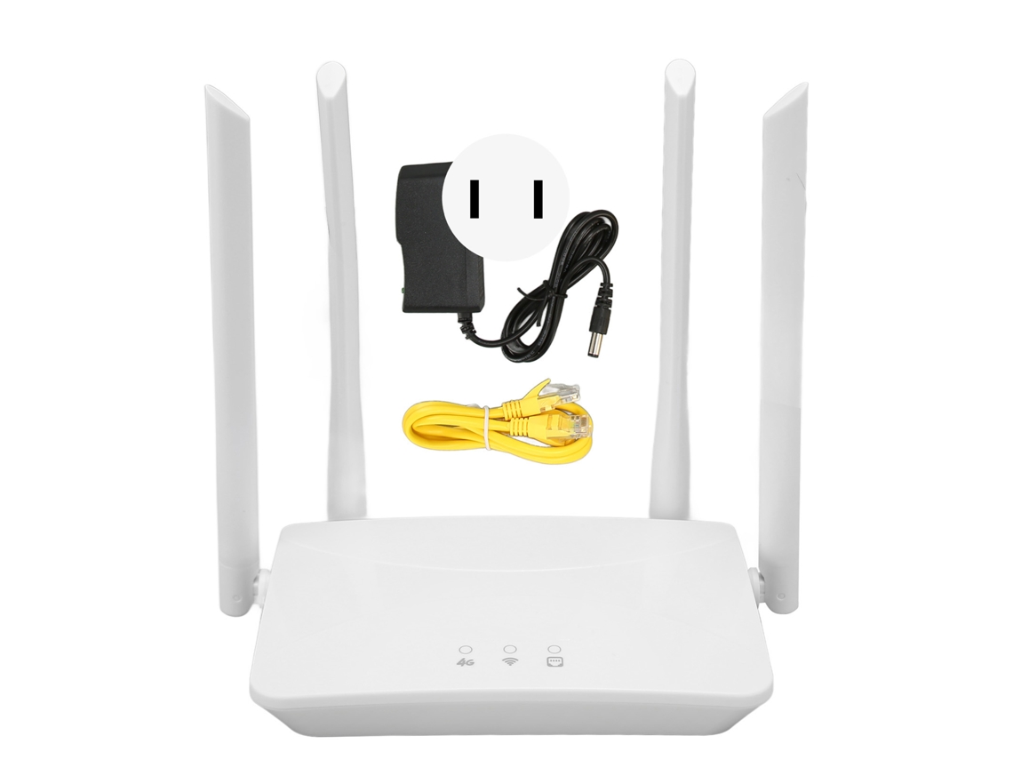 Roteador Sem Fio 4g Lte 300mbps Com Slot Para Sim, Hotspot Wifi Móvel, Plug Us 100-240v Para Europa