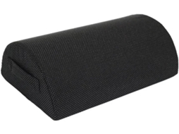 Apoio Pés Escritório Altura Ajustável Função Massagem Uso Embaixo Mesa Cor Preto/cinza
