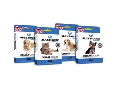 Coleira Maxbiocida Tratamento Infestações Cães Raça Pequena