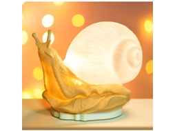 Luminria Noturna Em Formato De Caracol Para Crianas, Luminria Noturna Recarregvel Para Bebs, Luminria Noturna Led Com 24 Cor Aquaforge