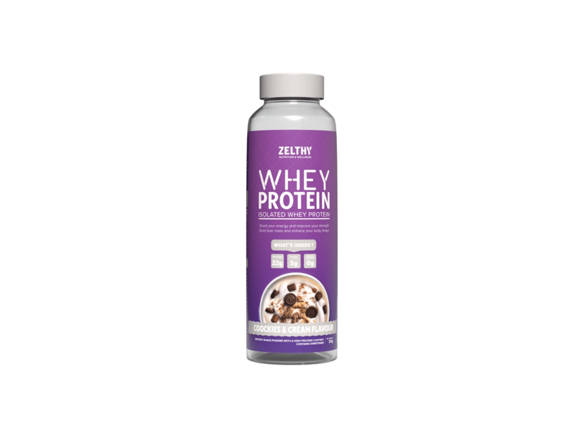 Shake instantâneo em pó Zelthy Cookie Cream