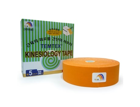 Fita Kinesiológica 5×32 Laranja 1 Un. Temtex