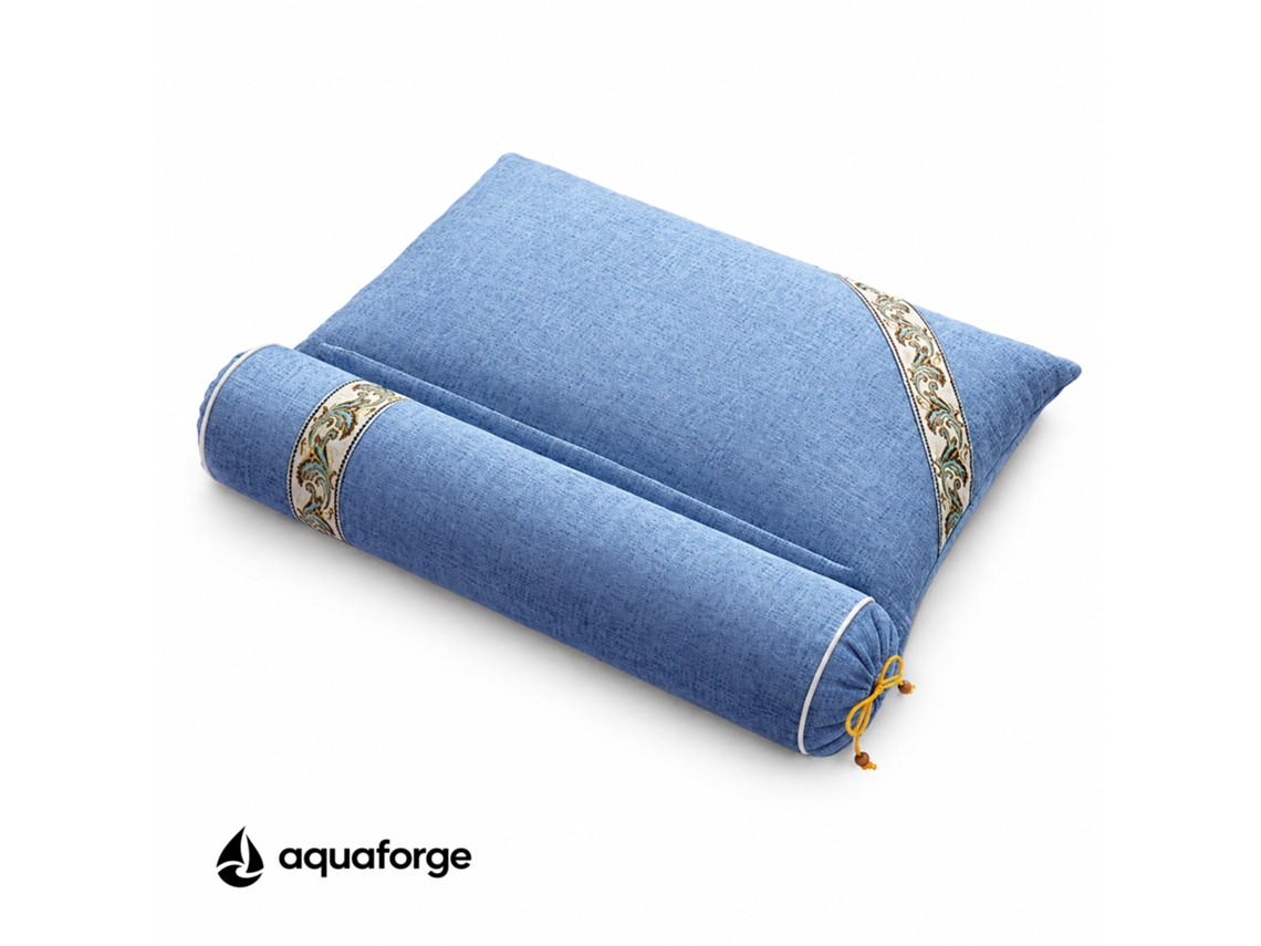 Almofada Cervical Ergonómica Algodão 50 X 28 Cm