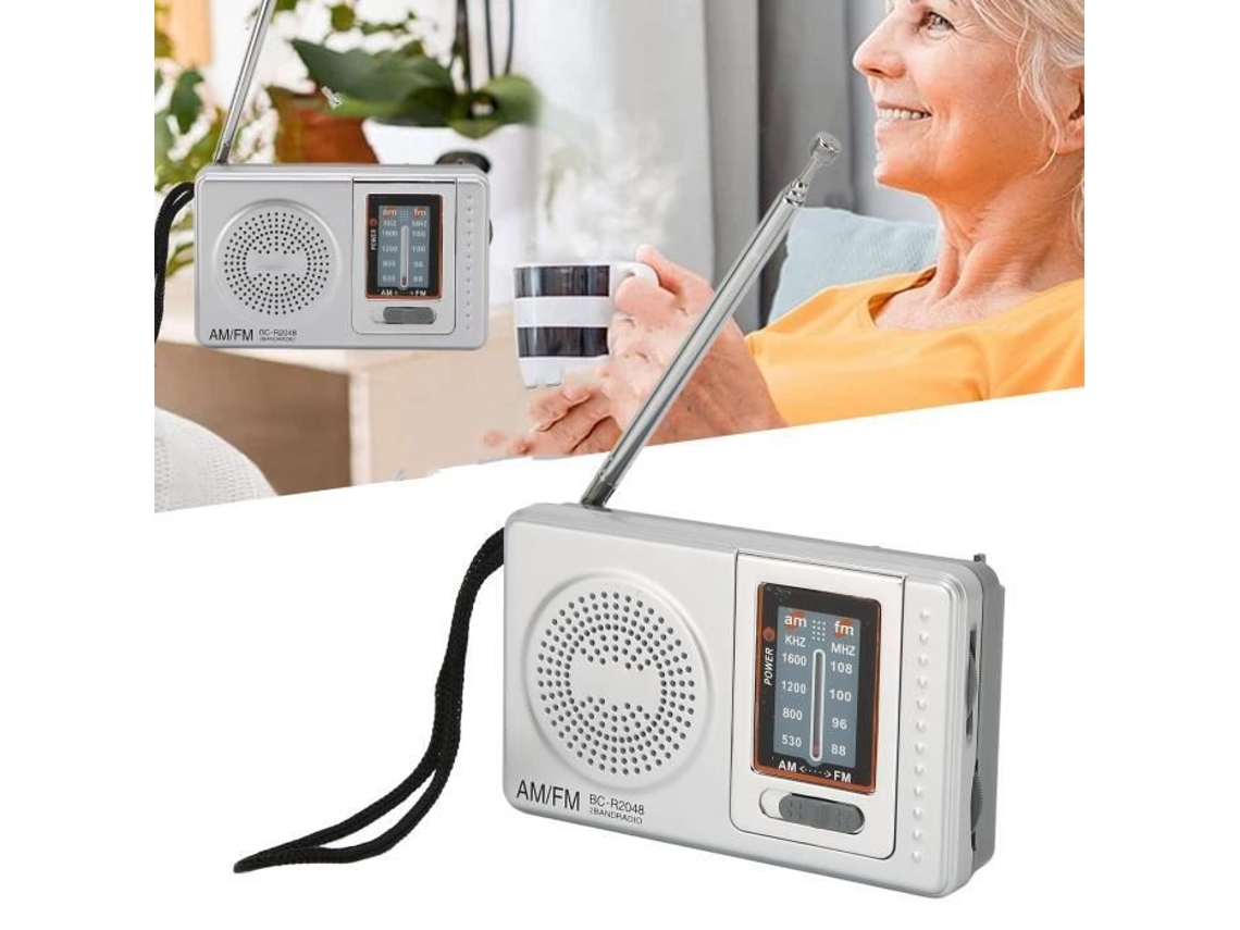 Chip de Rádio Portátil HURRISE Am Fm Rádio Transistor Portátil com Alto-Falante Embutido para Emergências de Som de Rádio de Carro