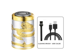 Compatível Barbeador Elétrico Portátil Design Dragão, Compacto e Potente, Recarregável Usb, para Uso Diário Viagens STELASPLEN