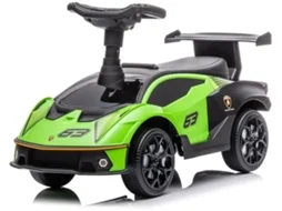 Carrito Montable Lamborghini Sc63 1 A 3 Anos - Brinquedos Para Crianças Exteriores Com Suporte De Bloco &amp; Caixa De Presente – Verde
