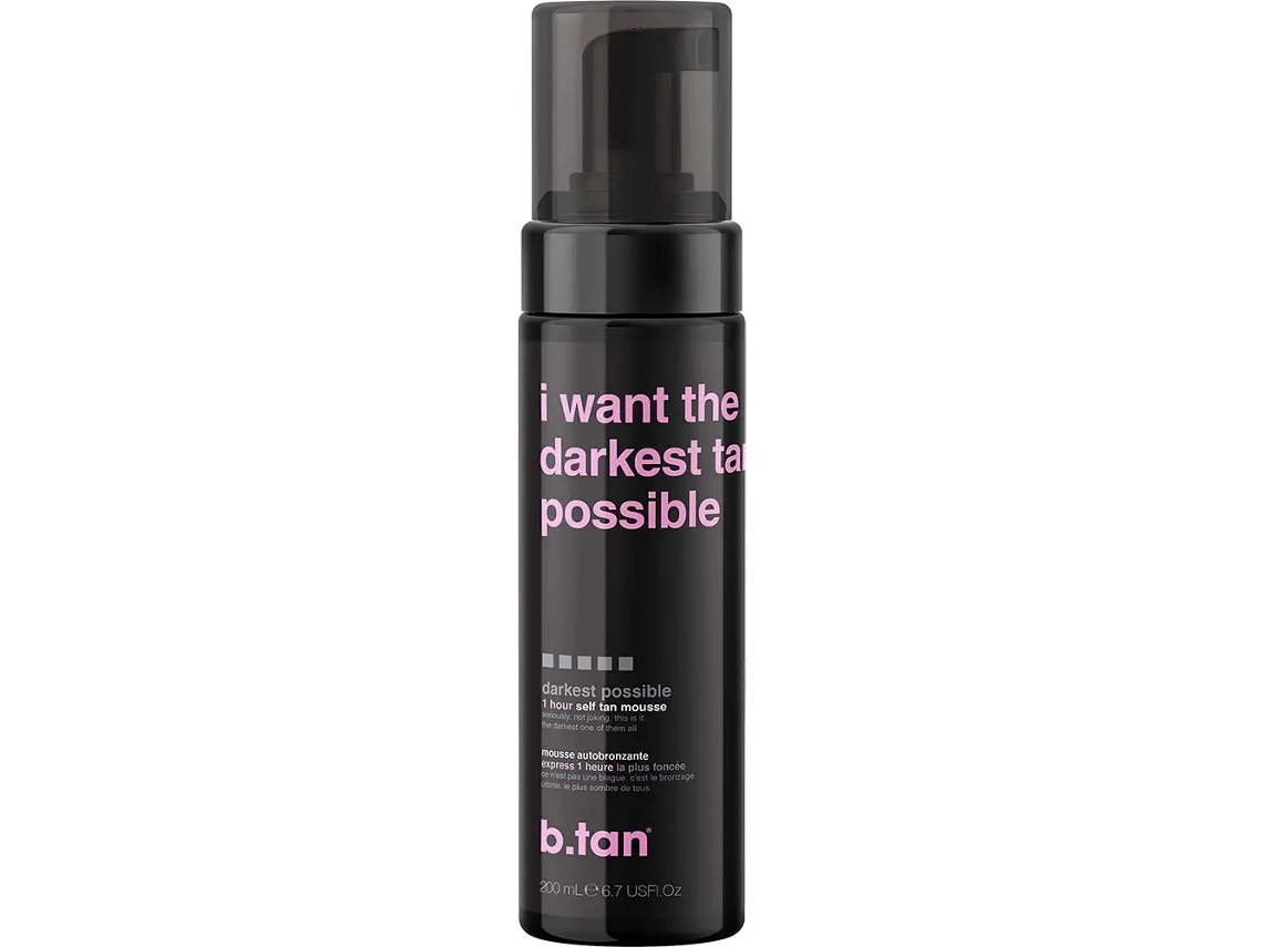 B.tan Mousse Autobronzeador 200 Ml - Nível 5, Vegan, Transferresistente