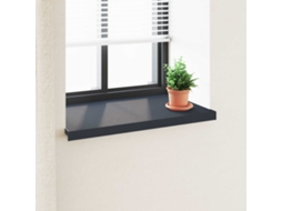 Vidaxl Soleira De Janela Antracite Com Veios De Madeira Pvc