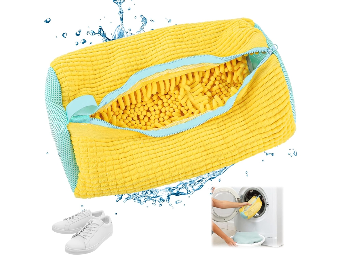 Conjunto de 4 sacos BRILVIBERA para lavar sutiãs, 16x14cm, com zíper, reutilizável