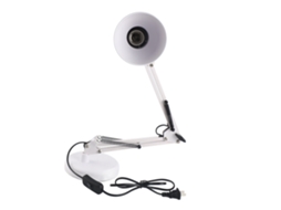 Lâmpada de Mesa Plegável com Clip Led Proteção para Olhos Estudo Leitura Quarto Escritório