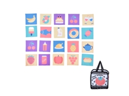 Tarjetas Blandas Para Bebês Com Bolsa De Armazenamento Laváveis Tarjetas De Aprendizagem Precoce