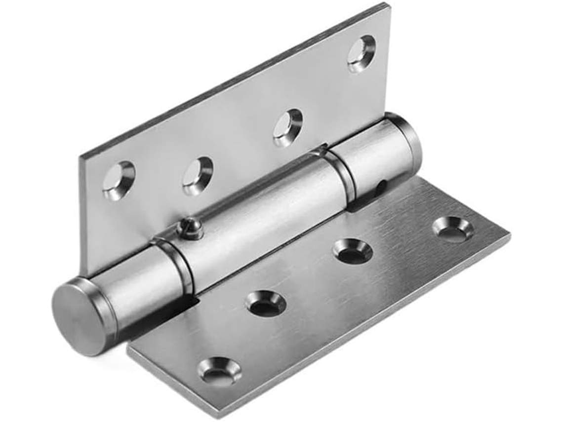 Dobradiça Universal Invisível Para Portas Com Fecho Automático E Amortecedor Hidráulico De Retorno 4 Polegadas