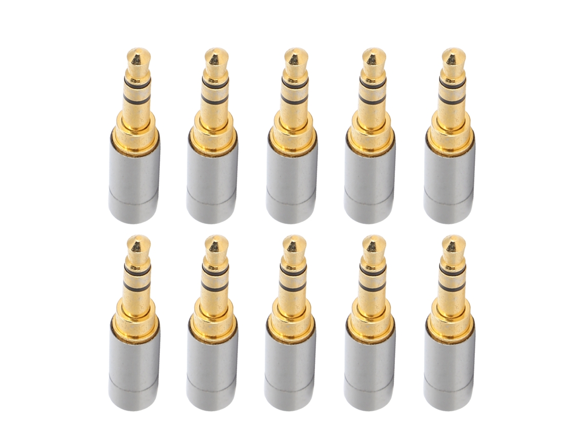 Aetheria conector de Fone de Ouvido 3,5mm Estéreo Equilibrado com Pontes de Solda para Reparo Diy