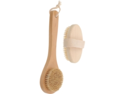 Escova De Banho Ergonômica Ganazono 2 Peças, Escova Esfoliante Corporal, Acessório Prático