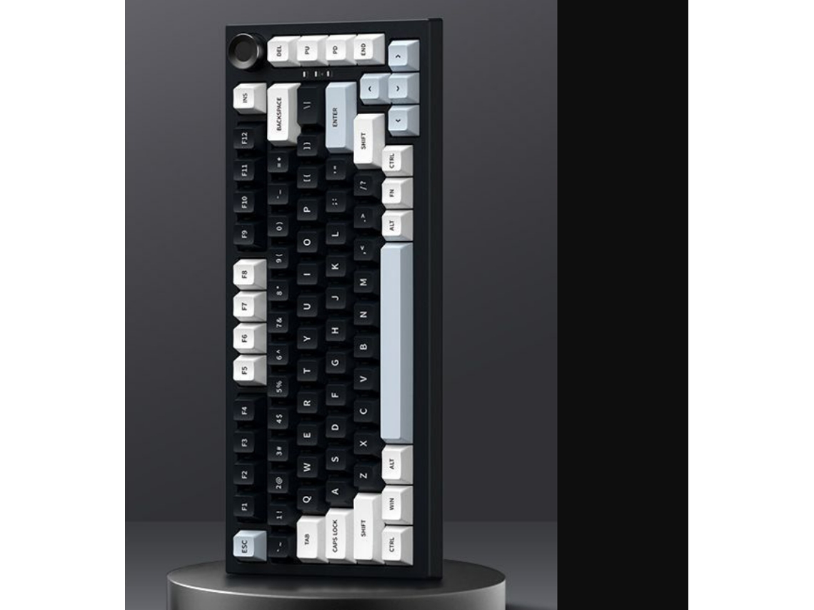 Teclado Mecânico K81 3 Modos - Teclas Vermelhas - Preto Escuro