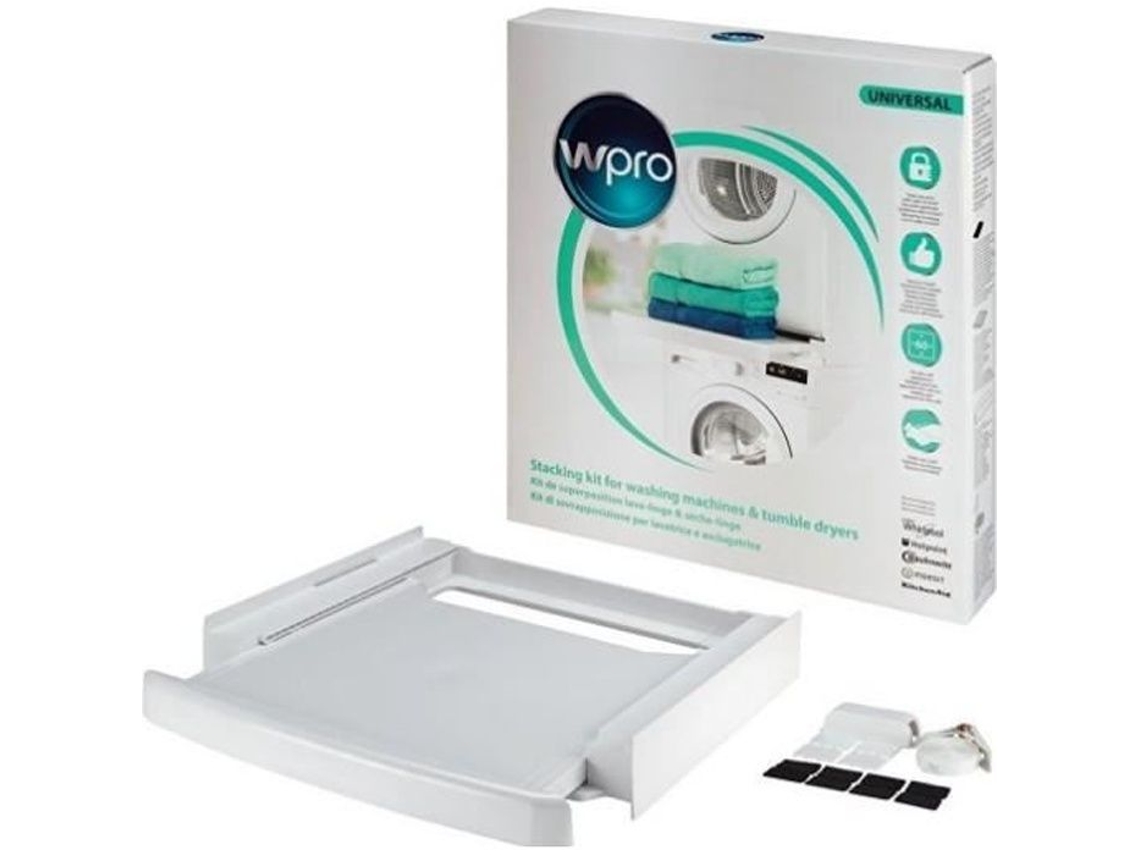 Kit de Empilhamento de Bandeja Deslizante Universal W-Pro Máquina de Lavar Seca Kit de Empilhamento com WPRO